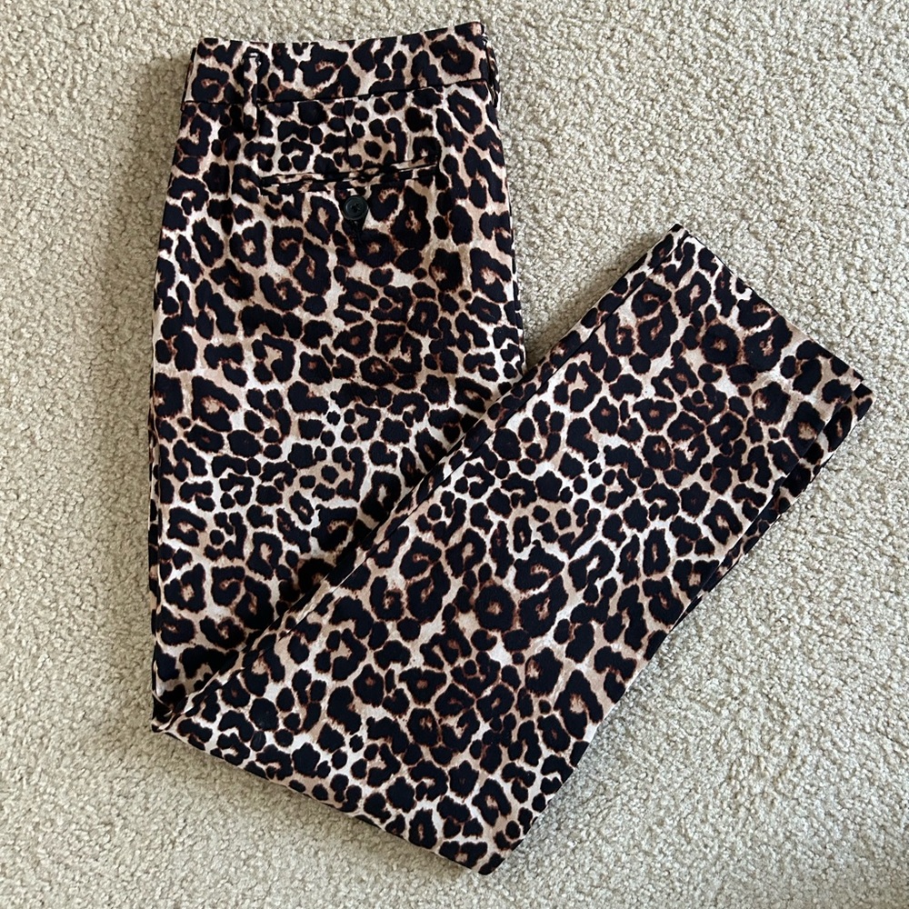 Women’s A.n.a leopard print dress pants